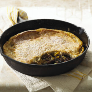 Raisin-Orange Puffed Oven Pancake