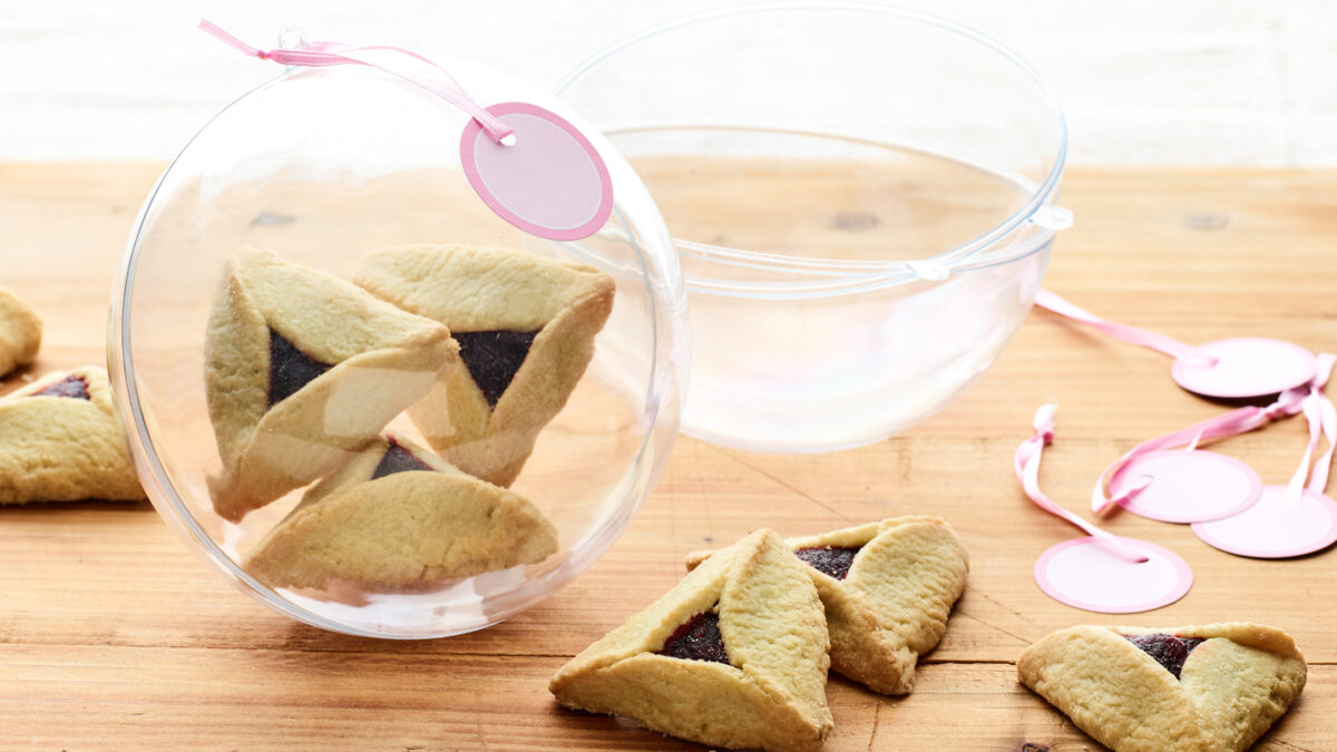 Sparkling Raspberry Hamantaschen
