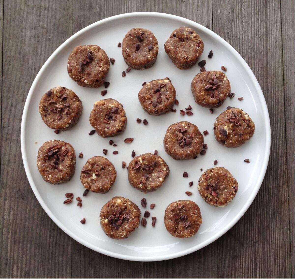 Raw Chocolate Chip Cookies