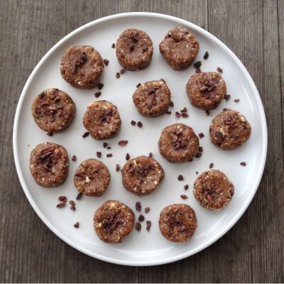 Raw Chocolate Chip Cookies