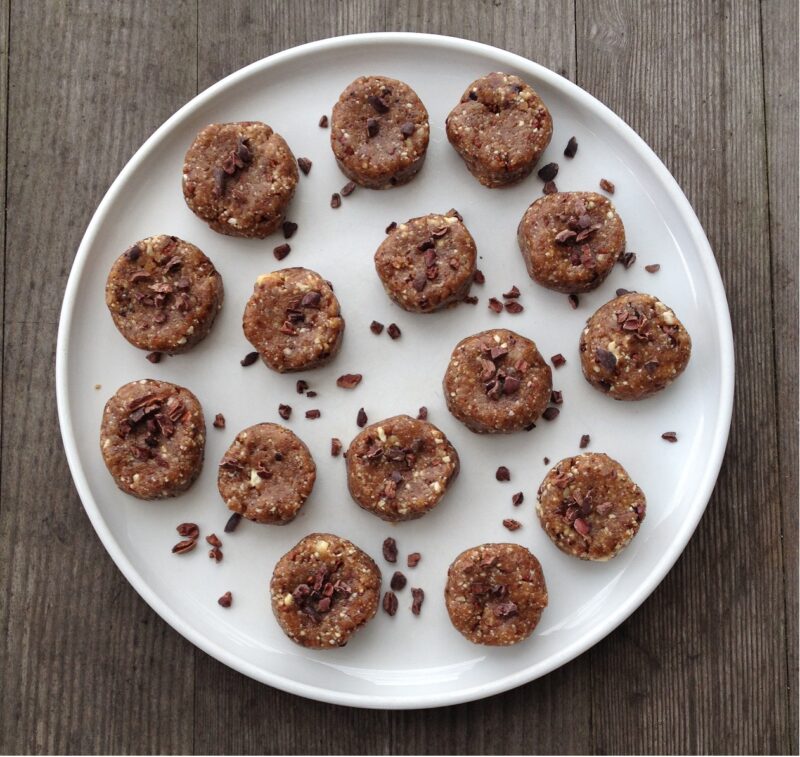 Raw Chocolate Chip Cookies
