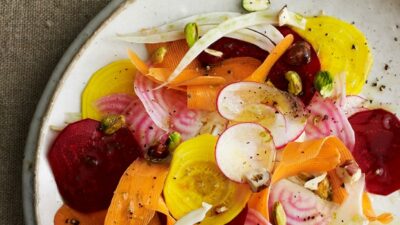 raw root vegetables salad joyofkosher cookbook