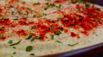 RAW VEGAN JERUSALEM HUMMUS