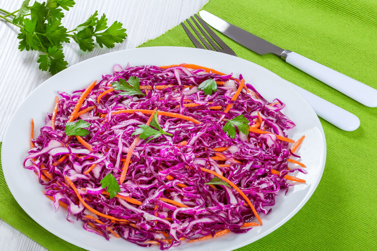 Red and Green Coleslaw