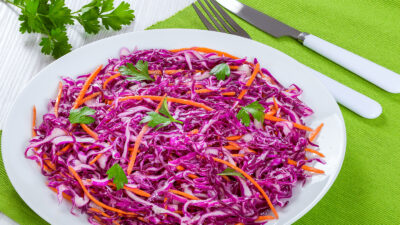Red and Green Coleslaw