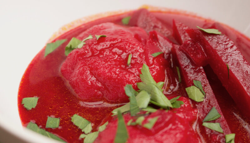 red kubbe soup