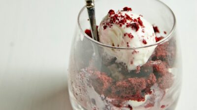 Red Velvet and Whipped Cream Cheese Parfait85