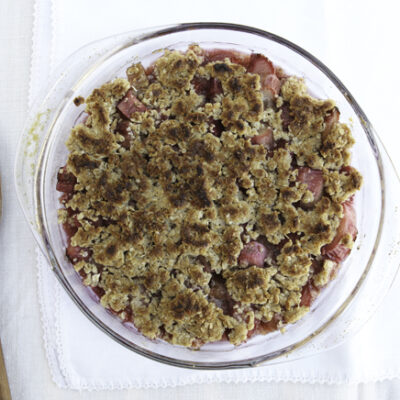 Rhubarb Crisp