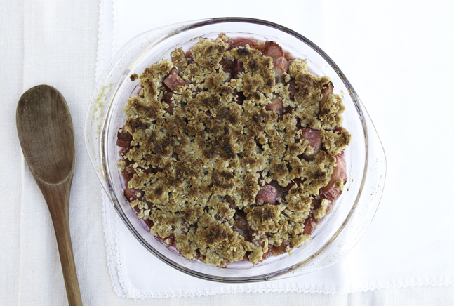 Rhubarb Crisp
