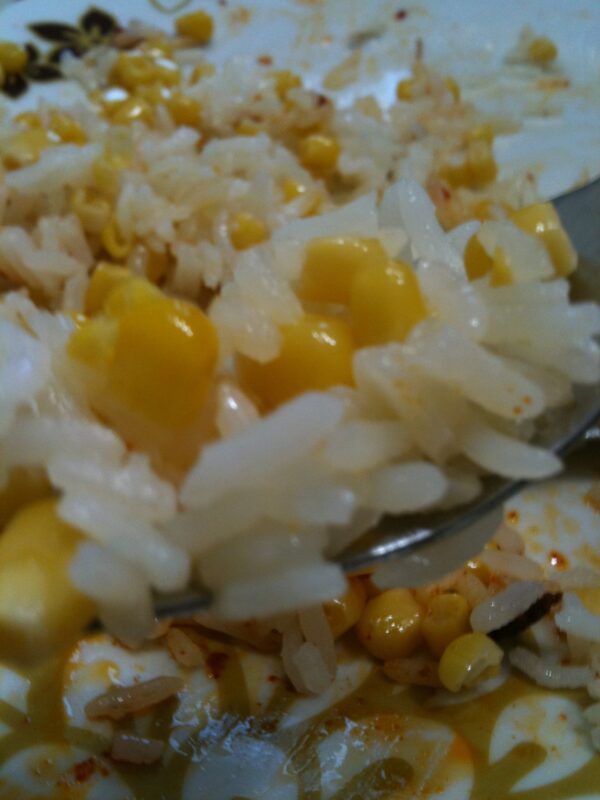 rice and corn