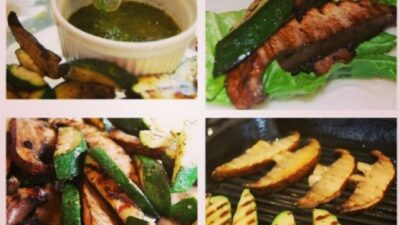 RICE WRAPS WITH MUSHROOM AND ZUCCHINI