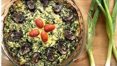 Spinach and Ricotta Quiche