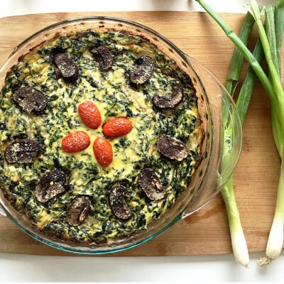 Spinach and Ricotta Quiche