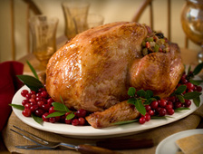 Roast Turkey with Cranberry Orange Glaze