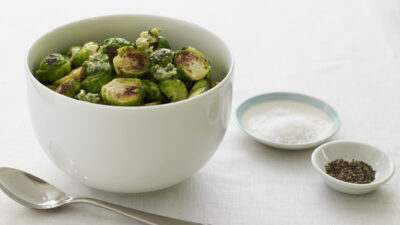 Roasted Brussels Sprouts with Herb Butter