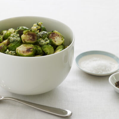 Roasted Brussels Sprouts with Herb Butter