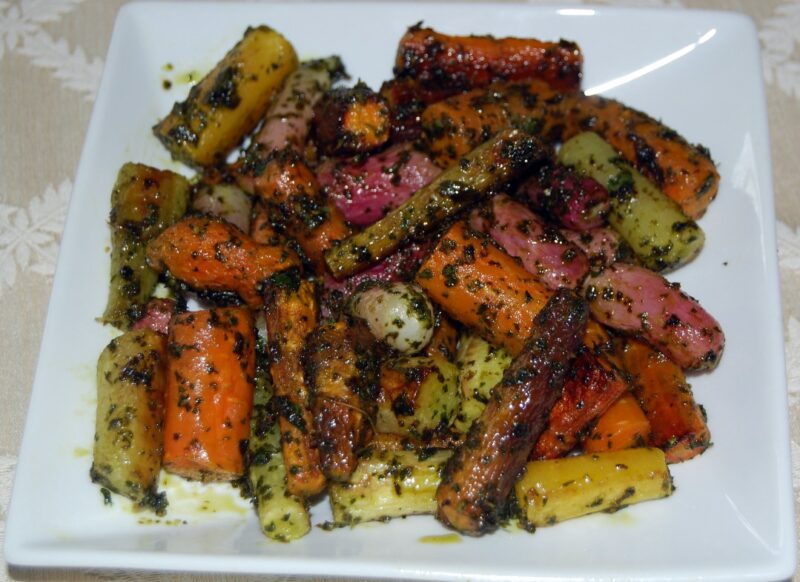 roasted carrots gremolata