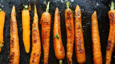 Roasted Carrots With Harissa And Toasted Pistachios
