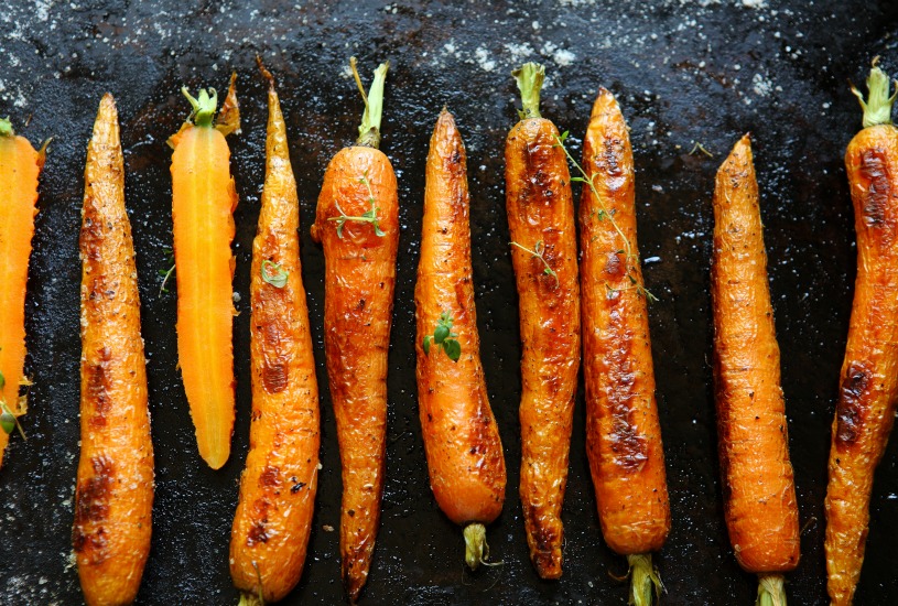 Roasted Carrots With Harissa And Toasted Pistachios