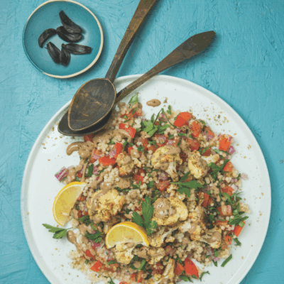 Roasted Cauliflower Salad