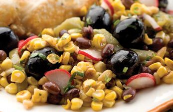 Roasted Corn and Bean Salad