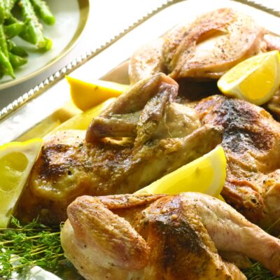 Roasted Cornish Game hens