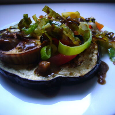 roasted eggplant salad