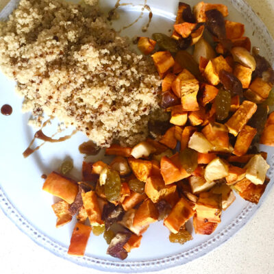 Quinoa with Fruits and Yams