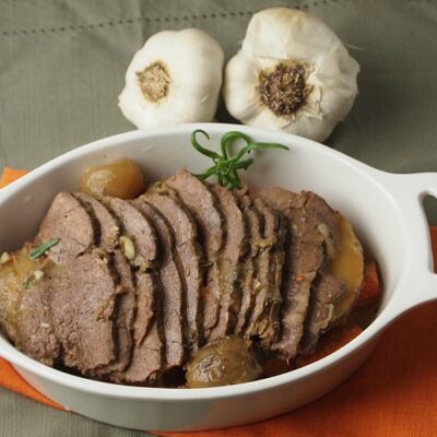 roasted garlic brisket