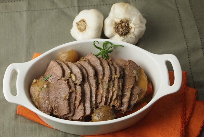 roasted garlic brisket