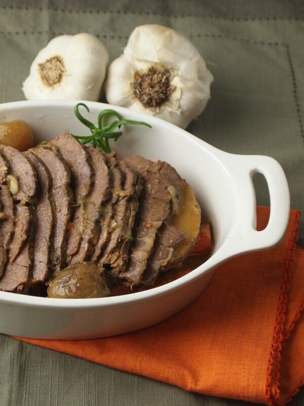 roasted garlic brisket