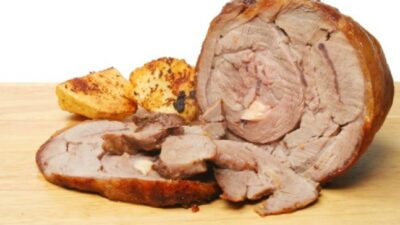Roasted Lamb with Lemon Potatoes