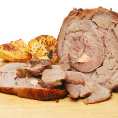 Roasted Lamb with Lemon Potatoes