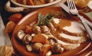 Roasted Mushrooms with Winter Vegetables