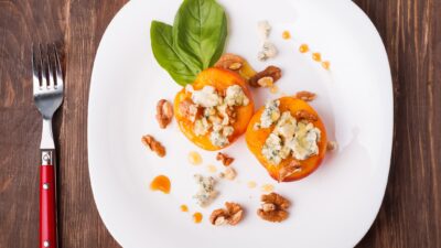 ROASTED FRUIT WITH MILK AND HONEY