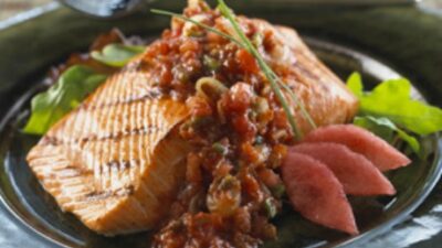 Roasted Pepper Watermelon Salsa