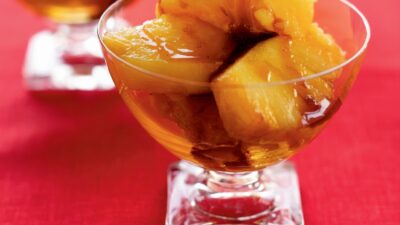Roasted Pineapple with Pineapple sorbet