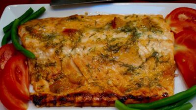 roasted salmon