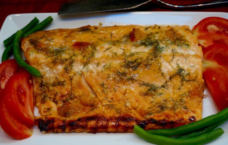 roasted salmon