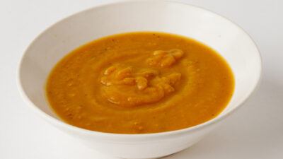 Roasted sweet potato soup