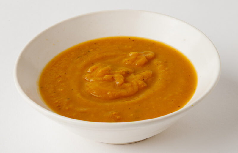 Roasted sweet potato soup