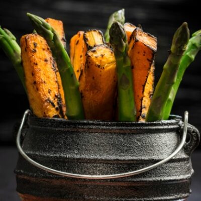 roasted sweet potato sticks