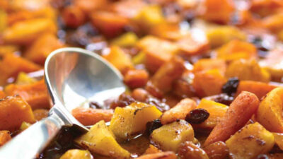 Roasted Sweet Vegetables with Cider