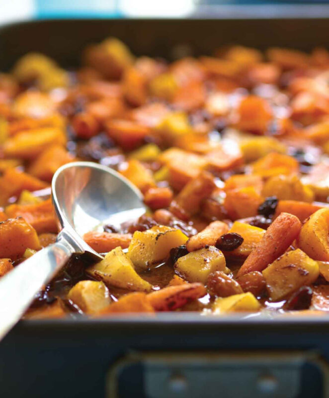 Roasted Sweet Vegetables with Cider