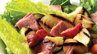 Roasted Veg and Pastrami Salad Pic