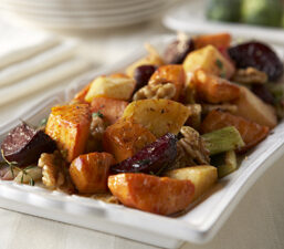 Roasted Vegetables with Walnut Vinaigrette