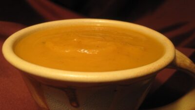 Rosemary Infused Sweet Potato Soup