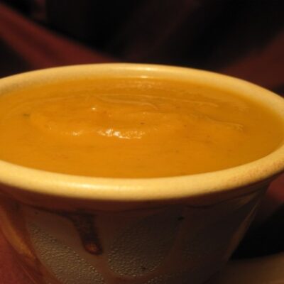 Rosemary Infused Sweet Potato Soup