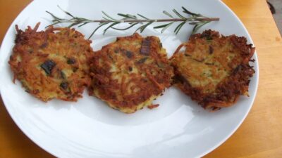 Rosemary-Mascarpone Potato Latkes