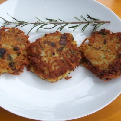 Rosemary-Mascarpone Potato Latkes